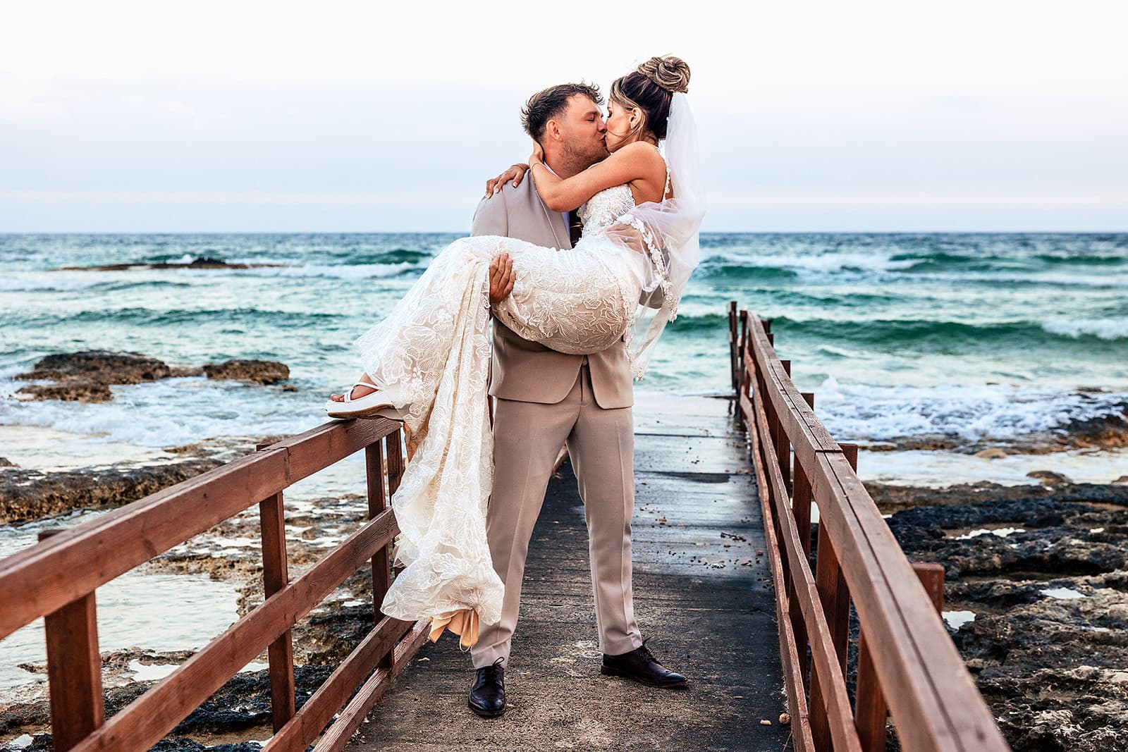 Bride and Groom Portrait Wedding Paphos